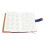 Blue A5 Travel Diary with 100 Sheets and Combination Lock 10