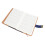 Blue A5 Travel Diary with 100 Sheets and Combination Lock 12