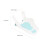 Mint Green Infant Bath Support 50x32x17 cm 2