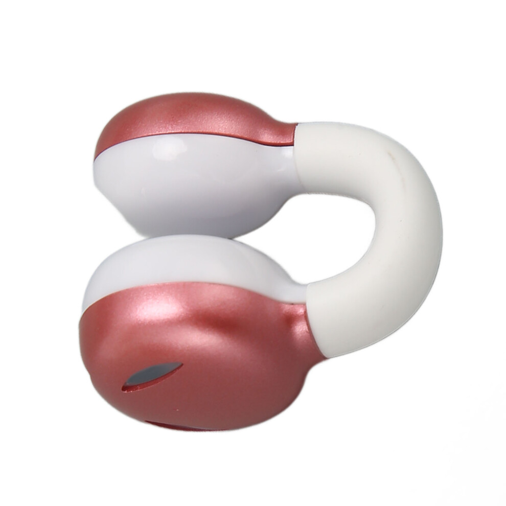 Bluetooth Clip On Earphones, V5.3, 8H Talk, Waterproof Pink 4691332022011