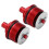 2 Pcs Preload Fork Cap Metal Front Shock Absorber 2