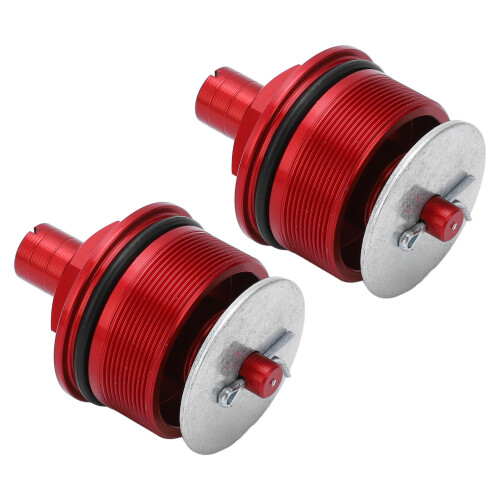 2 Pcs Preload Fork Cap Metal Front Shock Absorber 1