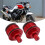2 Pcs Preload Fork Cap Metal Front Shock Absorber 12