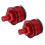 2 Pcs Preload Fork Cap Metal Front Shock Absorber 3