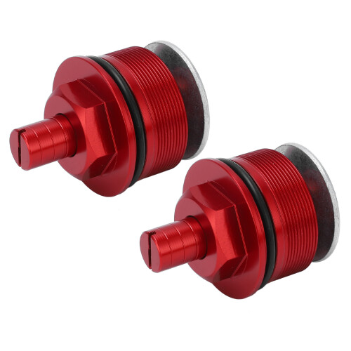 2 Pcs Preload Fork Cap Metal Front Shock Absorber 2