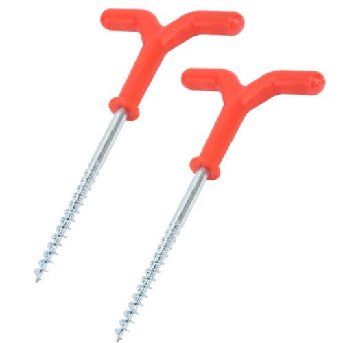 2pcs Ice Fishing Rod Holders Ice Drill Augers