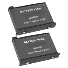 IS360X2B 1700 mAh 3,85 V 6,5 Wh 2er Pack Akkupacks
