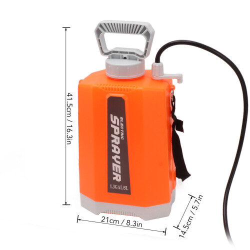Orange Garden Sprayer 41.5x21x14.5 cm 2400 mAh 1