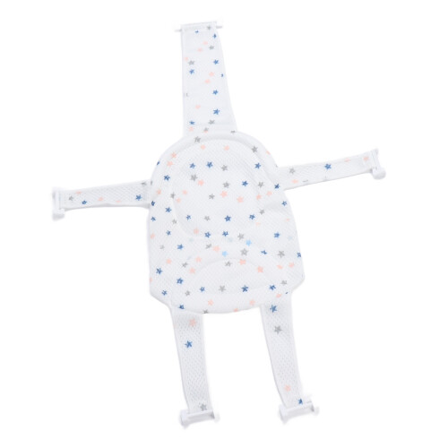 Baby Bath Seat Support Mesh, Slip Proof, Detachable, White