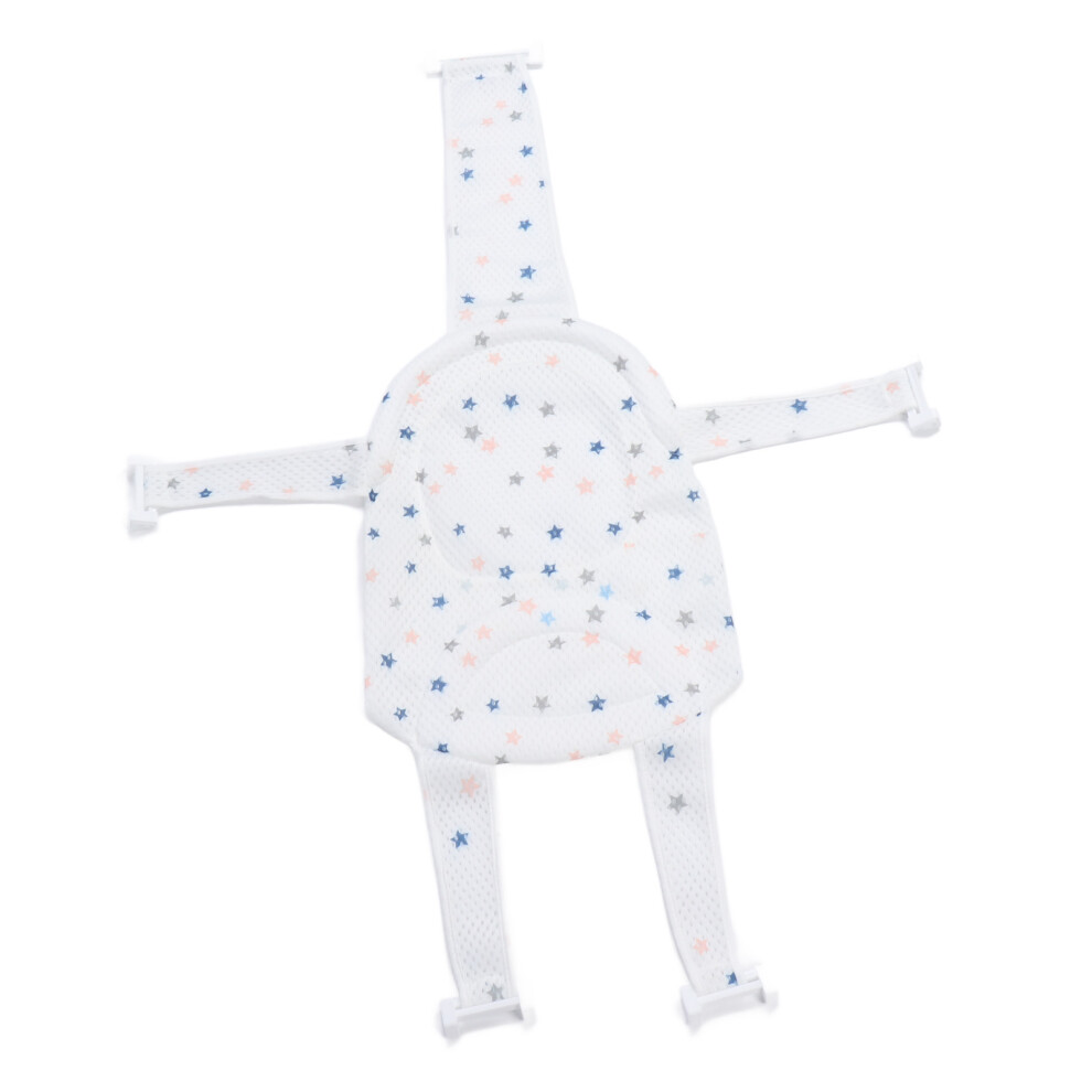 Baby Bath Seat Support Mesh, Slip Proof, Detachable, White