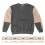 Crewneck Sweatshirt Dark Gray 3XL 74cm/29.1in 2