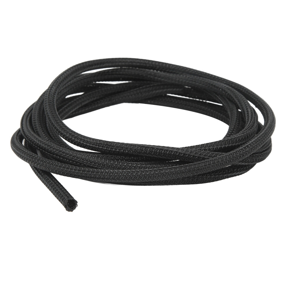5Mm/0.2In Black Cord Protector Self Wrapping Wire 9121376147388