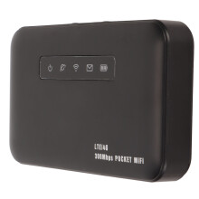 300Mbps 4G WiFi Router with Micro SIM Slot for 8 Users & 2600mAh Battery