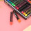 24 Pcs Oil Pastel Fluorescent Metallic Mixing 10