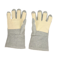 Hitzebeständige Handschuhe Paar, separate Finger, hitzebeständige Mitten für Schweißerarbeiten