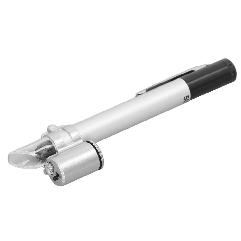 Pen Type Microscope 50X LED Magnifier with Scale for Lab & Jewelry-image-OPC-PJB7TKF-NEW