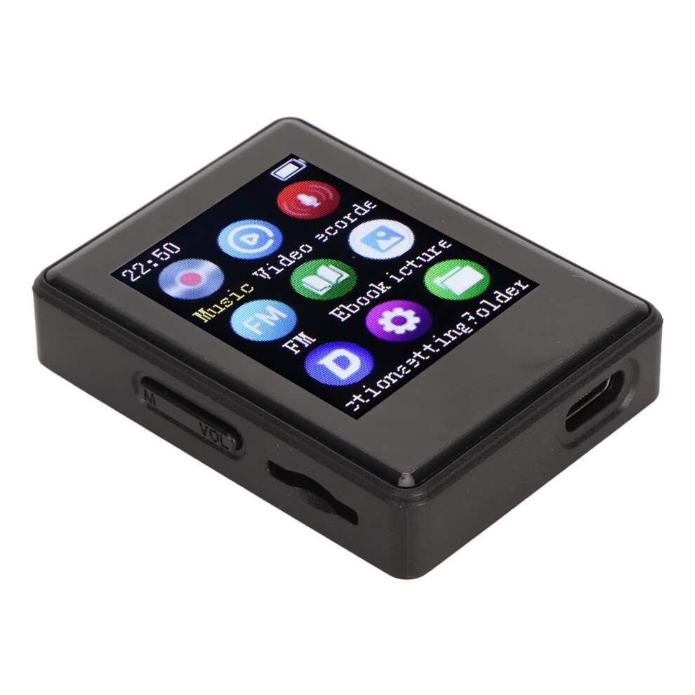 Bluetooth Mp3 Player 1.77" Screen 16Gb | Hifi Recording Black 8411332035578