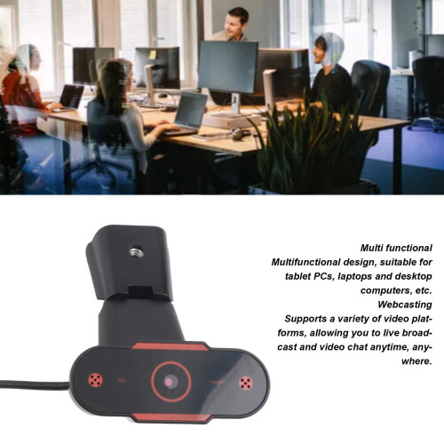 Webkamera Full HD 1080p USB Webcam Kunststoff 2