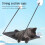 Black Mesh Cat Window Hammock Single Layer Suction 3