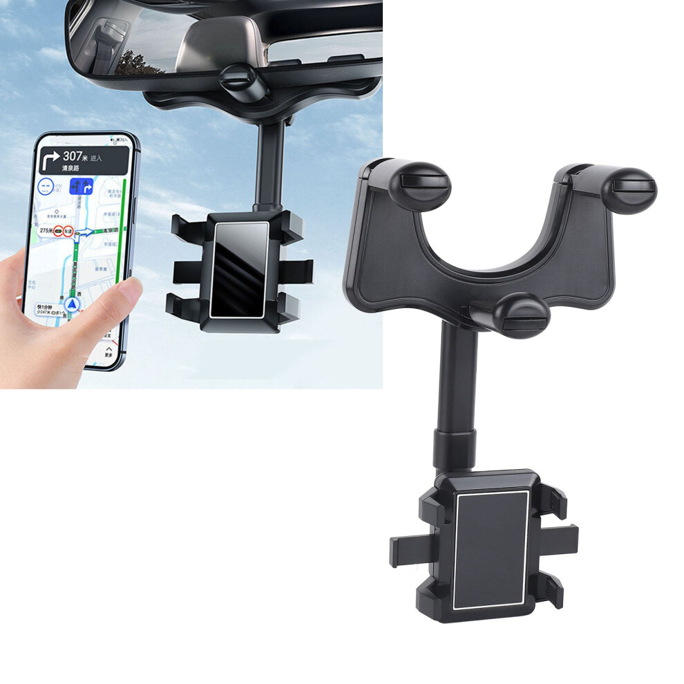 Car Navigation Support Bracket Abs Rearview Mirror Cell Phone Holder 9431332038248