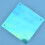 50G PVC 4 Corner Hole Square Sequins Wedding 7