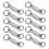 10 Pcs 3.5mm Ball Bearing Rotate Connector 9