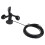 Wind Speed Anemometer Sensor with 8M Waterproof Cable 3 Cups Anti-Interference 12