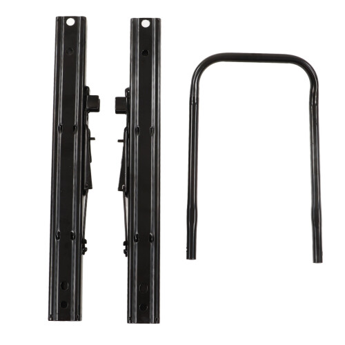 Seat Slide Set Steel Dual Rails Double Locking