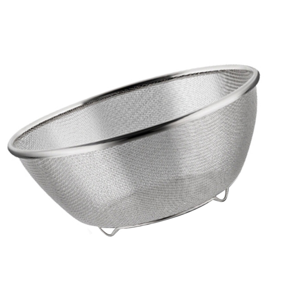 Multifunctional Stainless Steel Rice Washing Bowl 22x9cm Food Strainer-image-OPC-PJB7VXM-NEW