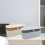 White Cable Management Box Plastic Power Cover Cord Organizer Storage 12