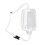 Waterproof Clear PVC Sling Bag Large Capacity Adjustable Strap White 13