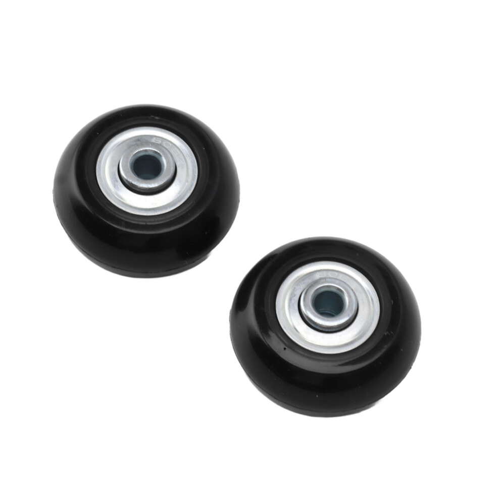 Silent Travel: 2Pcs 40Mm X 18Mm Rubber Suitcase Caster Wheels 7631332044122