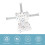 Secure Baby Bathtub Mat With Head Support & Quick Drying Loop 5