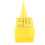 10 PCS Rain Gauge with Numbers Yellow ABS 1.5in 15