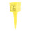 10 PCS Rain Gauge with Numbers Yellow ABS 1.5in 16