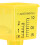 10 PCS Rain Gauge with Numbers Yellow ABS 1.5in 5