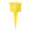 10 PCS Rain Gauge with Numbers Yellow ABS 1.5in 4