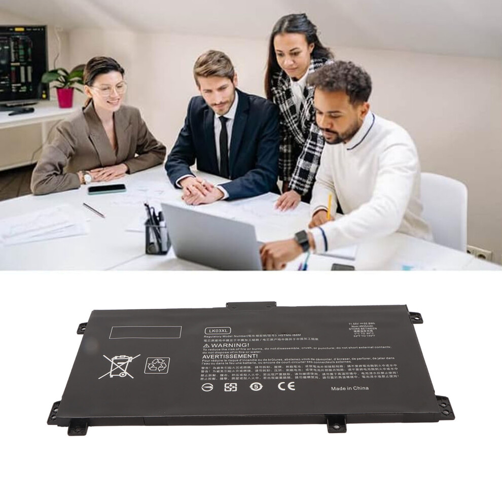 Reliable Power: Lk03xl Battery 55.8Wh For Hp Envy X360 Series 9401332045676