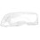 Pair Clear Headlight Lens Covers for E46 2DR 1999-2003 & M3 2001-2006 16