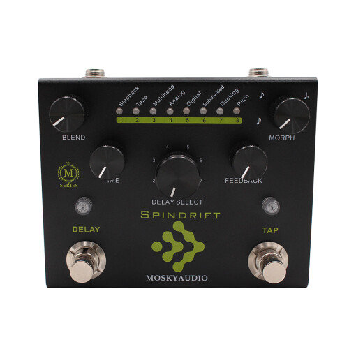 Digital Delay Effect Pedal with TAP, 8 Modes, Compact, 120*95*43mm 2