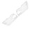Pair Clear Headlight Lens Covers for E46 2DR 1999-2003 & M3 2001-2006 12