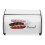Small Drum Shaped Iron Bread Box, White, 1060g 3