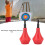 10PCS Nylon Safety Arrow Tips for Archery Hunting Practice, Red 8