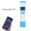 2-in-1 pH/Temperatur-Wassertester 18x4x1,5 cm ABS 6