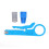 RJ45 Pass-Through Crimp Kit 8P/6P Cutter Stripper 9