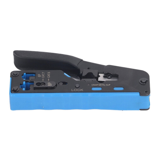 RJ45 Pass-Through Crimp Kit 8P/6P Cutter Stripper