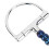 Edelstahl 125 mm D-Ring-Snaffle-Gebiss 313 g 9