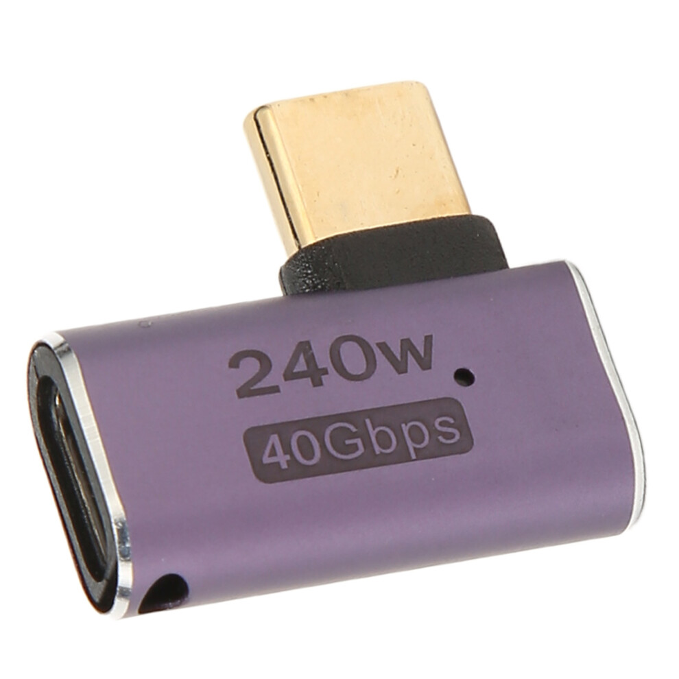 Usb C Female To Male Adapter 240W 8K 60Hz 40Gbps Aluminum 4641332054246