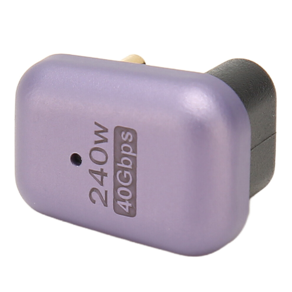 Type C Female To Male Adapter 40Gbps 240W U-Shaped 8K 180 Aluminum 8711332054266