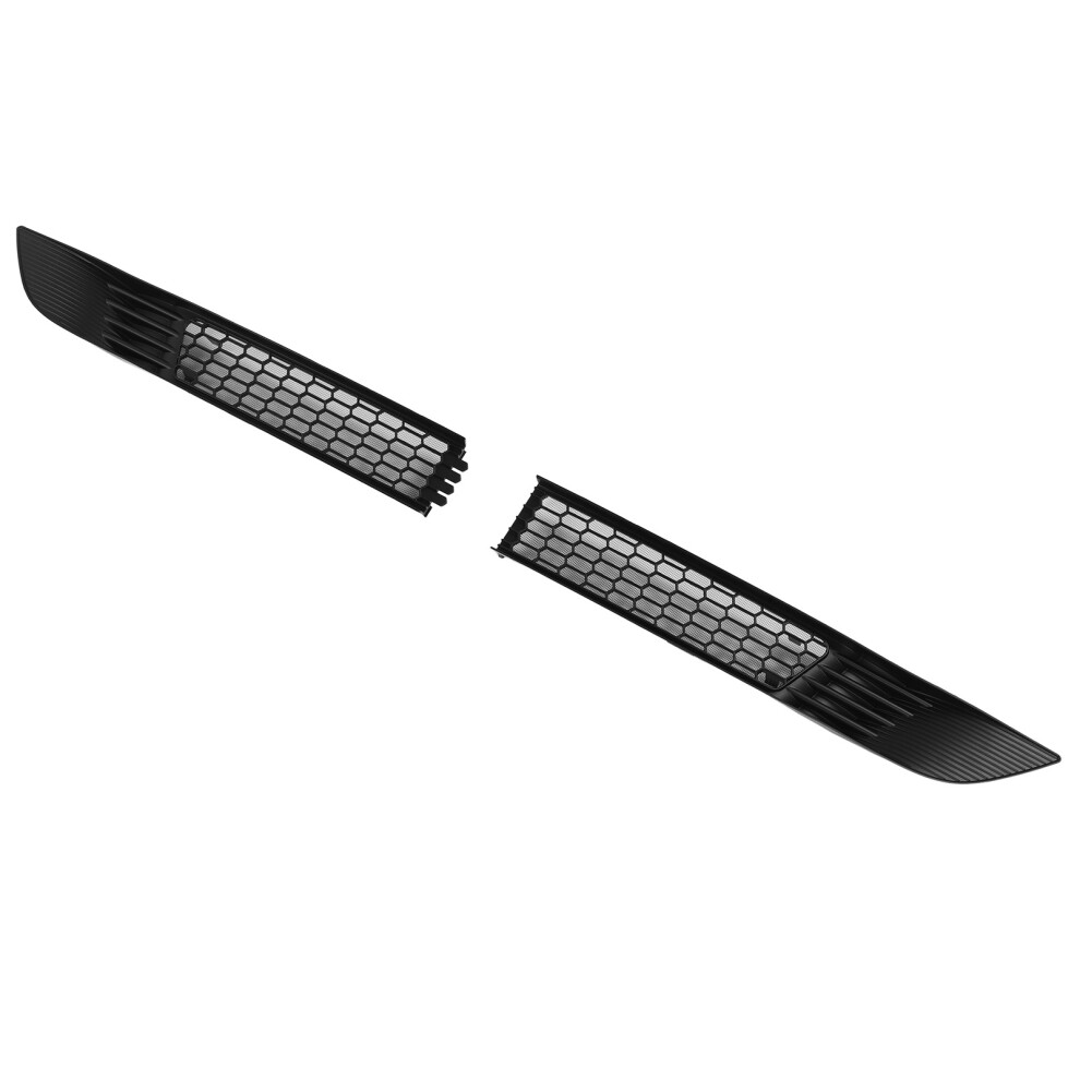 2Pcs Matte Front Bumper Grille For Tesla Model Y 2019-2023 Black 9431332053111